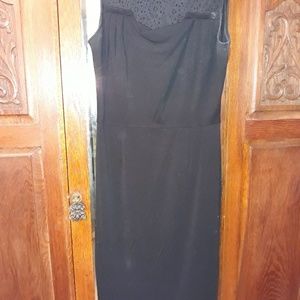 Amelia LBD with lace bodice